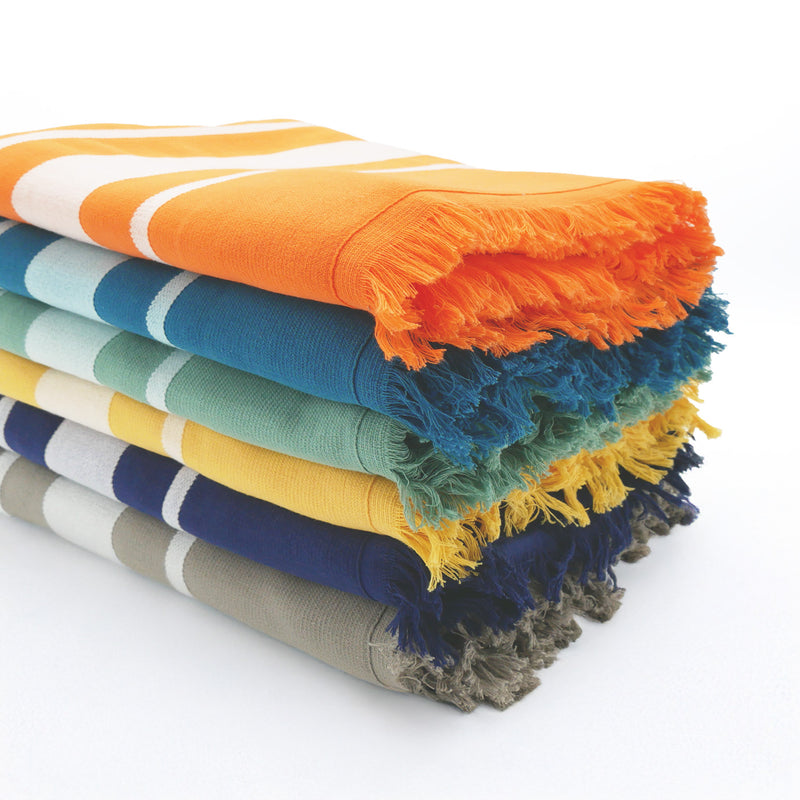 Fouta doublée éponge 90x170 340g/m² - Caraïbes