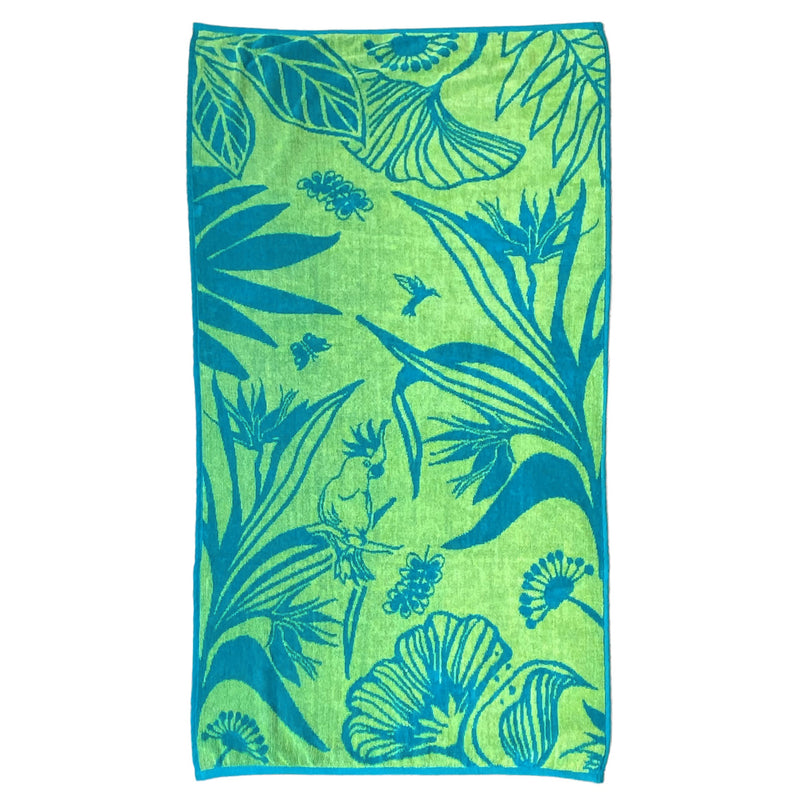 Serviette de plage en coton et polyester Tawana - Le comptoir de la plage