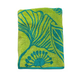 Serviette de plage éponge velours Jacquard Tawana - Le comptoir de la plage